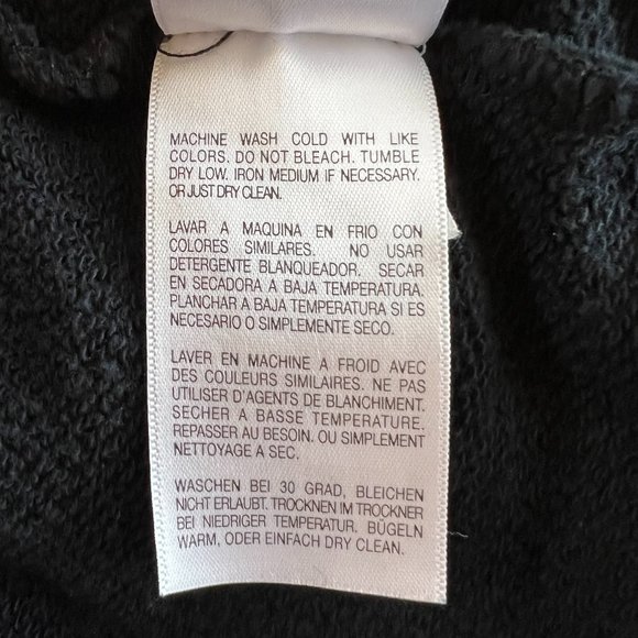 MOTHER The Big Easy Sweatshirt in Tourist - Black - Picture 7 of 8